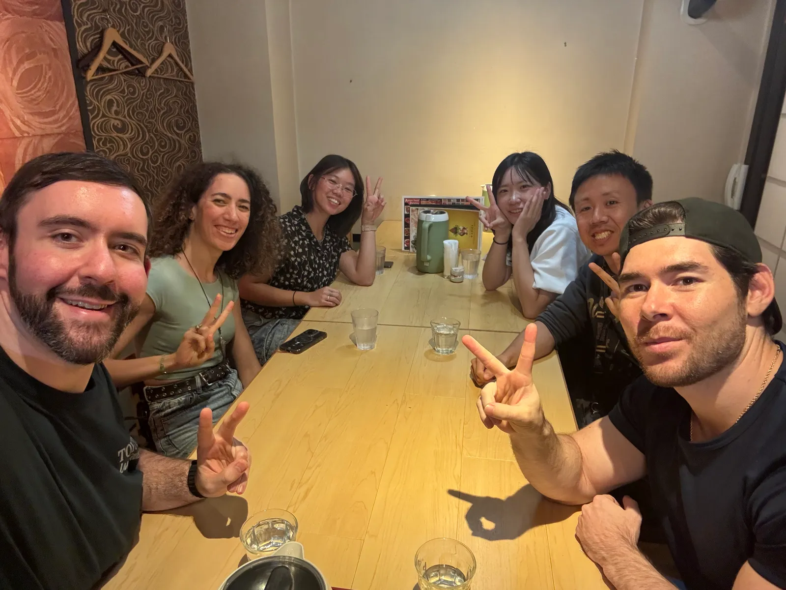 At an izakaya after a board game night